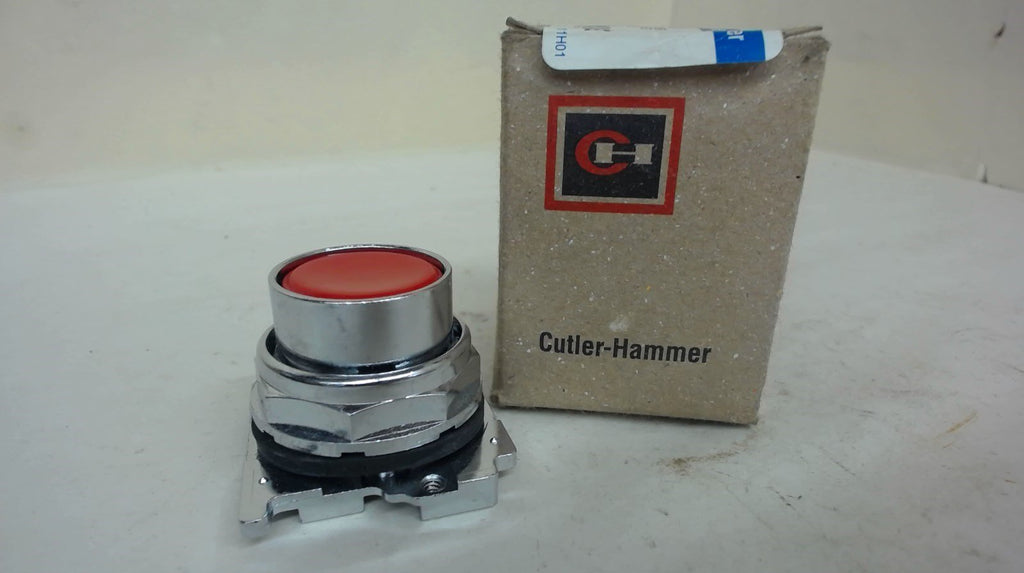 EATON / CUTLER-HAMMER 10250T102 RED PUSHBUTTON, SERIES A1