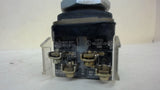 ALLEN-BRADLEY 800T-A BLACK PUSHBUTTON WITH CONTACT BLOCKS, SERIES T, 600 V AC
