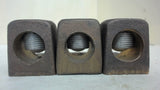 LOT OF 3 BURNDY 4/0-500 LUG CONNECTORS, KA34