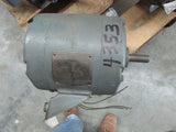 Electric Ac Motor, 1 Hp, 1150 Rpm, 440V Only 3/60, 184 Fr, Dp