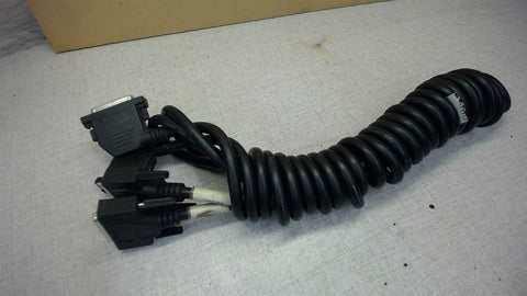 Lot Of 2-9 Foot Cords With 25 Pin Male And Female Connectors