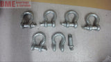 LOT OF 5--- WLL 2T  LIFTING / RIGGING SHACKLE CLEVIS 1/2"