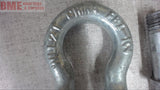 LOT OF 5--- WLL 2T  LIFTING / RIGGING SHACKLE CLEVIS 1/2"