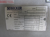 BECKER A 2454275 TYPE SV 5.490/1-01 RING COMPRESSOR BLOWER, 60HZ 3300 RPM, 9 KW