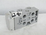 Solenoid Block / Manifold With 6 Ports 1/2" Npt New