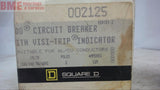 SQUARE D Q02125 CICUIT BREAKER, 120/240 VOLTS, 50/60 HZ, 125 AMP, 2 POLE,