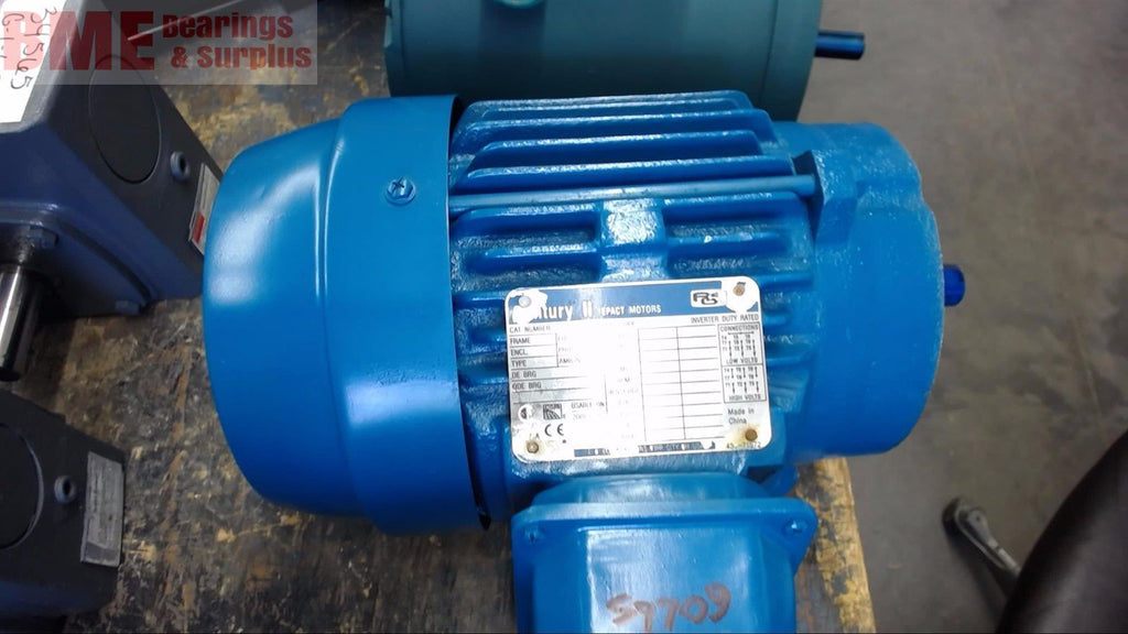 A.O. SMITH T4602S 2 HP AC MOTOR 230/460 VOLTS, 1710 RPM, 4P, 145T FRAME