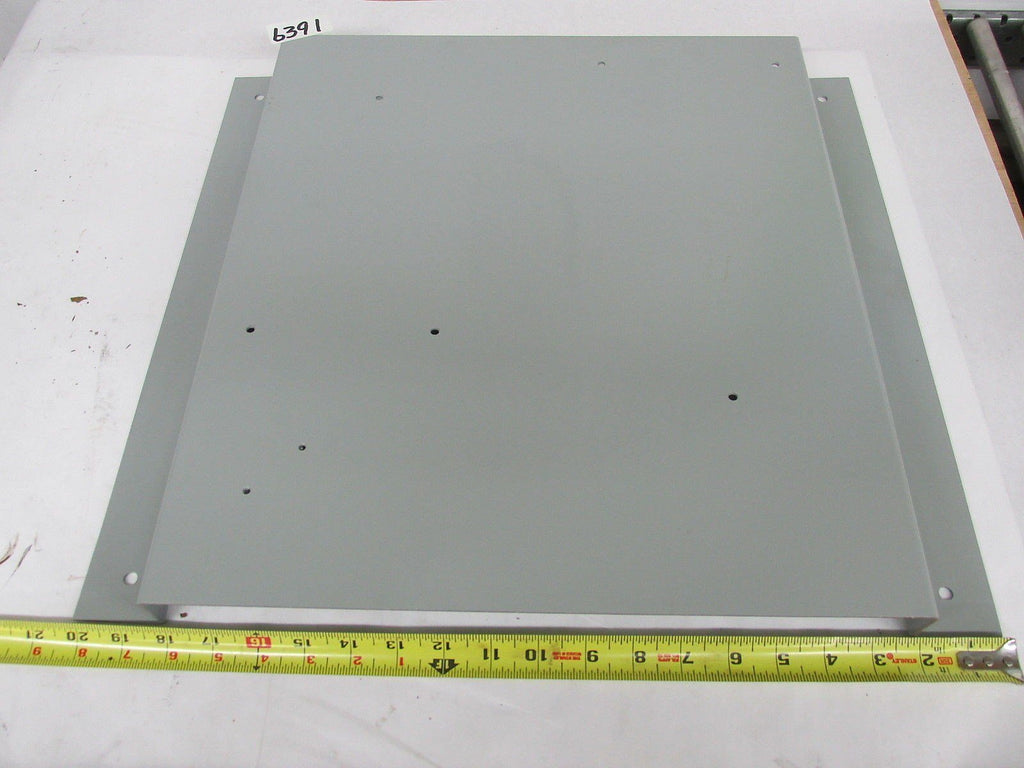 Enclosure Backplate 18" L X 20-1/4" W X 1-3/4" H X .095" Gauge Used Excellent