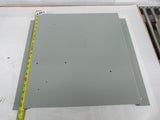 Enclosure Backplate 18" L X 20-1/4" W X 1-3/4" H X .095" Gauge Used Excellent