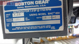 BOSTON GEAR 726-10-G RIGHT ANGLE GEAR REDUCER 3.23 INPUT HP 10:1 RATIO