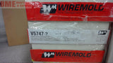 LOT OF 5---WIREMOLD V5747-2 SHALLOW SWITCH & RECEPTACLE BOX