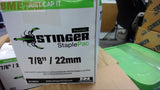STINGER 136044 STAPLEPAC 7/8" PLASTIC CAPS 2000 CT
