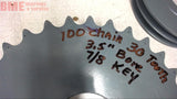 100 CHAIN 30 TOOTH SPROCKET 3 1/2" BORE