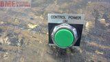 Green Flush Pushbutton 600 Volt Contact Block