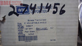 WIKA 34189 BIMETAL THERMOMETER, 5" ADJUSTABLE ANGLE, 0-250 F, 1/2" NPT
