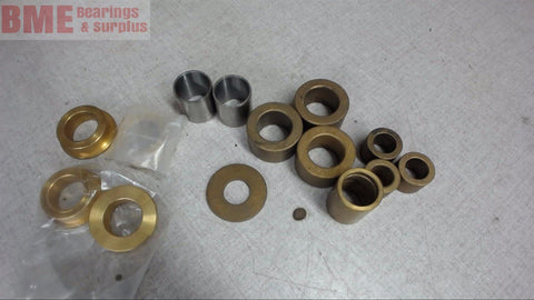 LOT OF ASSORTED BUSHINGS  VARIOUS SIZES