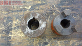 LOT OF 2 LOVEJOY L-100 JAW COUPLING 1.125" BORE