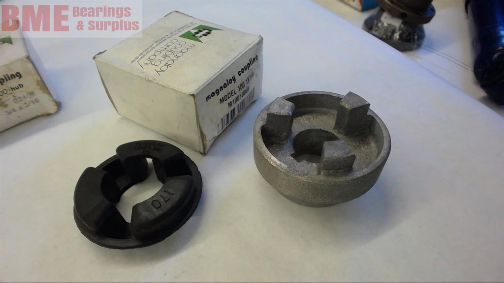 MAGNALOY COUPLING MODEL 100 1X1/4 WITH INSERT