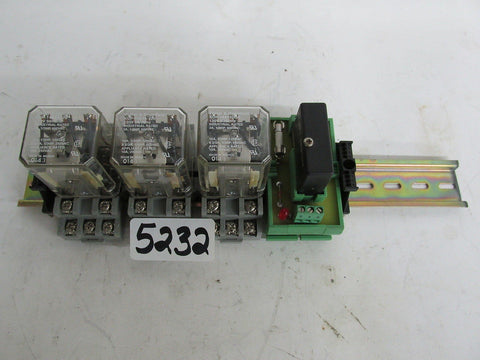 3 - Potter/Brumfield Relay/  3- Idec Pin Terminal Blocks/ 1 - Crouzet  Oac539Vdc