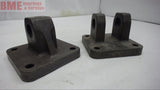 LOT OF 2 -- ALUMINUM CONSTRUCTION MOUNTING BASES