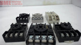 LOT OF 6-- 8 PIN RELAY BASES