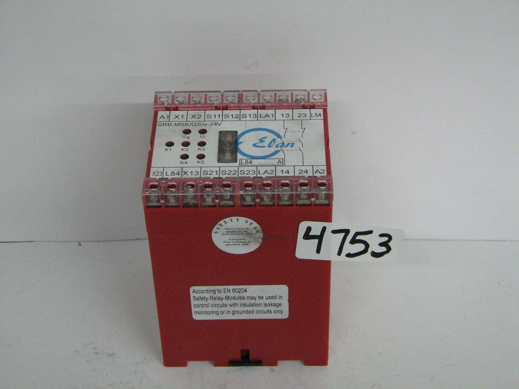 Elan Srb-Mss/Qs/E-24V Safety Controller For Muting Mdl