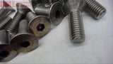 LOT OF 16 STAINLESS STEEL FLATHEAD 5/8-11X1-3/4