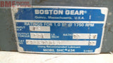 BOSTON GEAR, F71530B5J, RIGHT ANGLE GEAR REDUCER, 30:1, .45 INPUT HP, 371 TORQUE