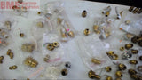 100+ ASSORTED BRASS FITTINGS, ASSORTED TYPES AND SIZES