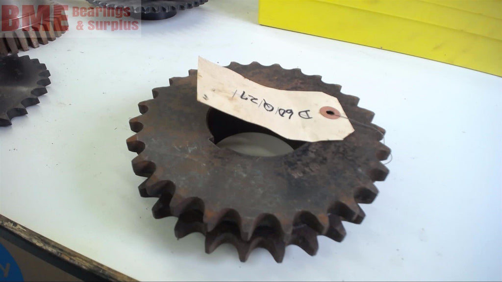 D60Q27 SPROCKET DOUBLE 60 CHAIN, 27 TEETH USES Q BUSNING