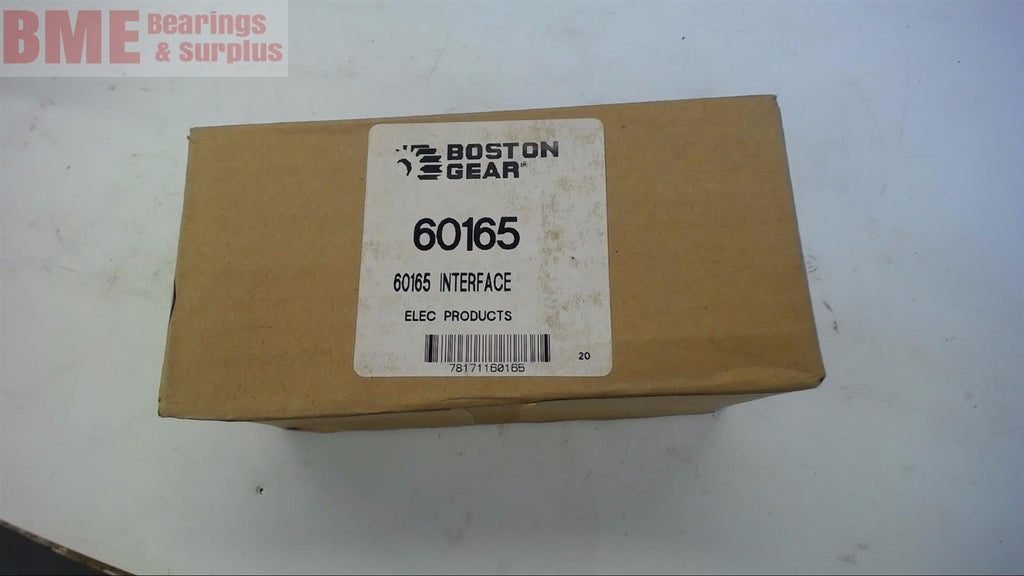 BOSTON GEAR 60165 INTERFACE
