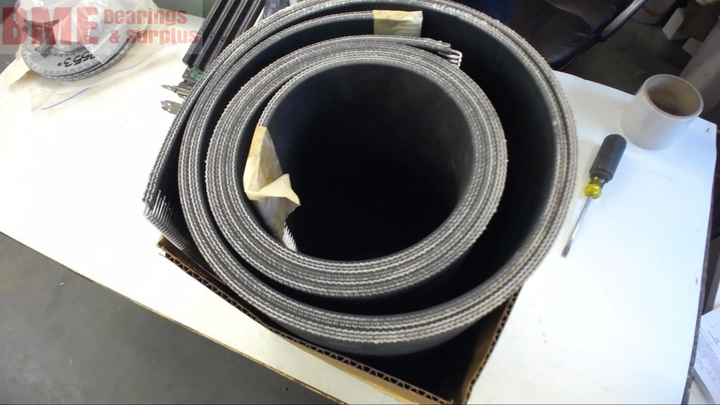 LOT OF 2-- PR231820 LACED BELTS 4'10-1/2" X 14-1/2"