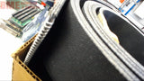 LOT OF 2-- PR231820 LACED BELTS 4'10-1/2" X 14-1/2"