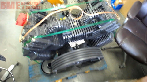 AIR COMPRESSOR W/O MOTOR, NO DATA PLATE 4 CYLINDERS
