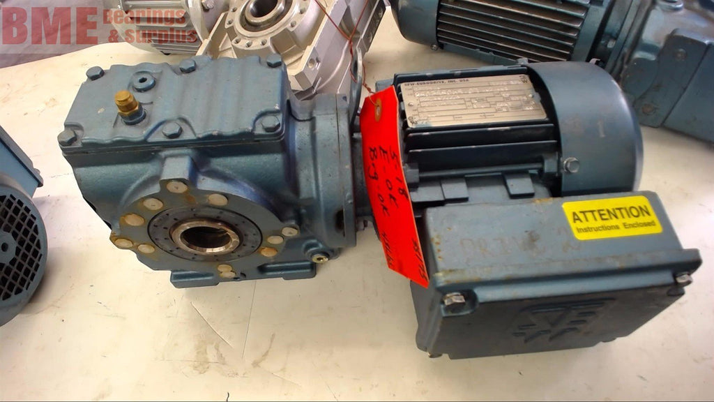 SEW EURODRIVE DFT71D4 .5 HP GEARMOTOR 230/460 VOLTS, 29:1 RATIO,
