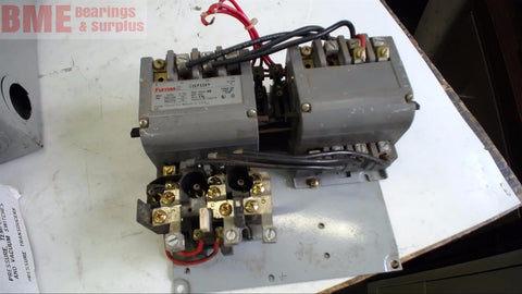 FURNAS 22EP32A REVERSING CONTACTOR 460 VOLTS @ 15 HP,  120 VOLT COIL