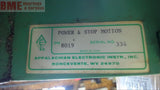 APPALACHIAN ELECTRIC 8019 SCANNAIR 8 POWER & STOP MOTION