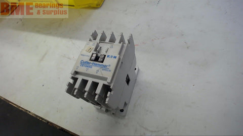 CUTLER-HAMMER CE15AN3 CONTACTOR, 460 VOLT @ 3 HP, 120 VOLT COIL