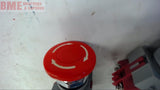 LOT OF 2--IDEC AVW402-R PILOT DUTY TWIST / PULL BUTTON