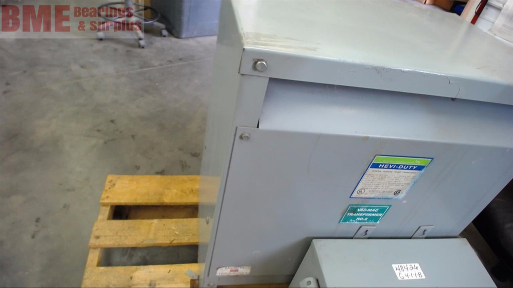 HEVI-DUTY CM211051 GENERAL PURPOSE TRANSFORMER 37 KVA 440 PRI, 220 SEC, 3 PHASE