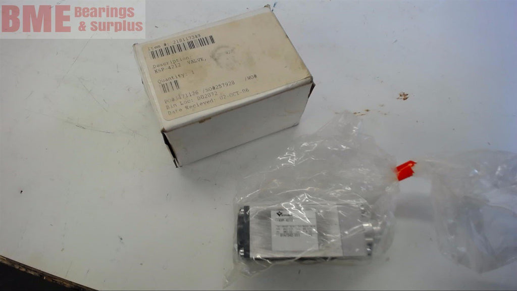 VERSA VALVE KSP-4212 VALVE, 175 PSI