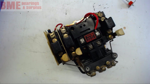 ALLEN-BRADLEY 709-A0D-103 STARTER 460 VOLT @ 5 HP, SIZE 0