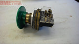ALLEN-BRADLEY 800T-D SERIES T TYPE 4,13 GREEN MUSHROOM PUSHBUTTON