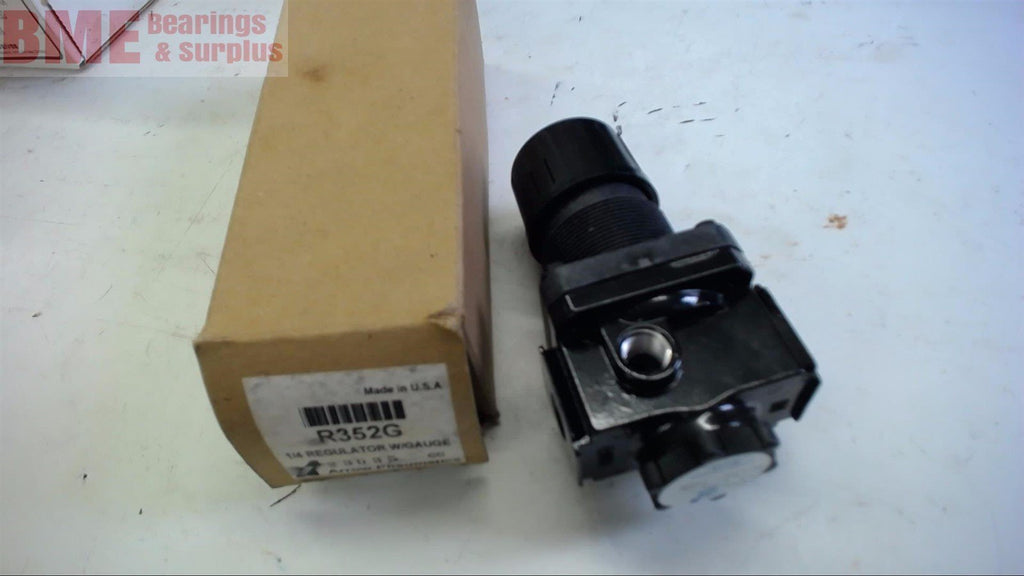 ARROW PNEUMATICS R352G  1/4" REGULATOR WITH GAUGE