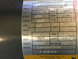 BALDOR .56 KW DC MOTOR, 90 ARM VOLTS, 1.6 ARM AMPS, 1750 RPM, D80C FRAME, H39998