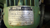 RETER 63L72 03092381 0.25 KW METRIC MOTOR, 460 VOLTS, 3340 RPM, 2P,