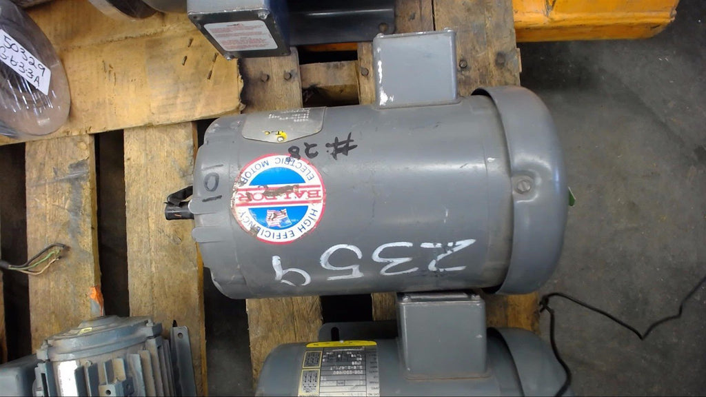 BALDOR M3558 2 HP AC MOTOR 208-230/460 VOLTS 1725 RPM, 4P, 56/56H FRAME