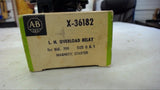 ALLEN-BRADLEY X-36182 L.H. OVERLOAD RELAY SIZE 0 & 1 MAGNETIC STARTER