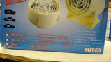 12 VOLT PORTABLE AIR COOLING FAN, 1UCE8 2 SPEED ON / OFF SWITCH