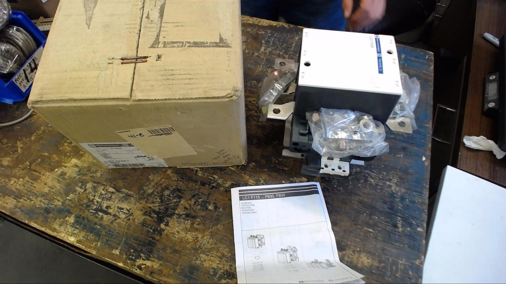 TELEMECANIQUE LC1F225 3 POLE CONTACTOR 480 VOLTS @ 150 HP 110-115 VOLT COIL